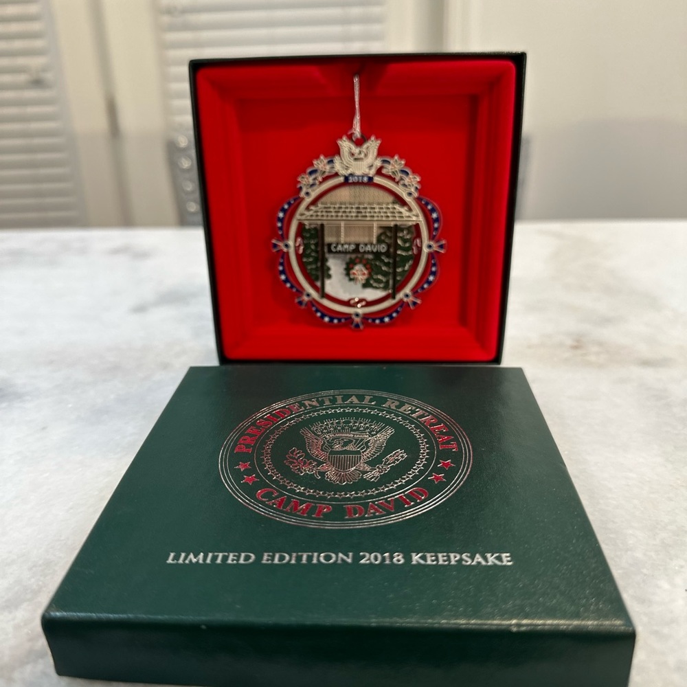 Camp David Presidential Retreat 2018 Christmas Ornament Limited Edition